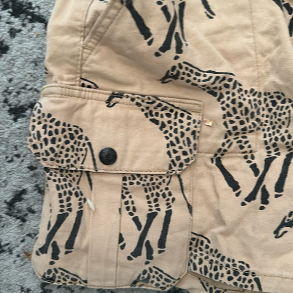 Topshop  EUC Giraffe African Women Cargo Snorts - Picture 7 of 16